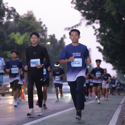 Race photo from KEMLU RUN 2026