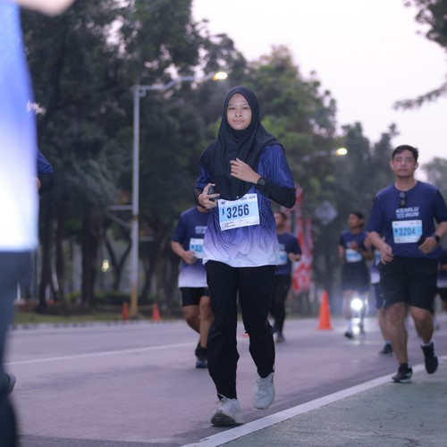 Race photo from KEMLU RUN 2026