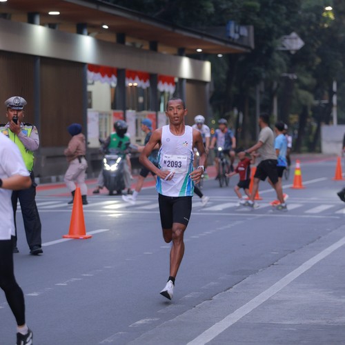 Race photo from KEMLU RUN 2026