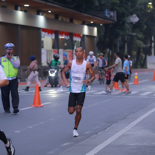 Race photo from KEMLU RUN 2026