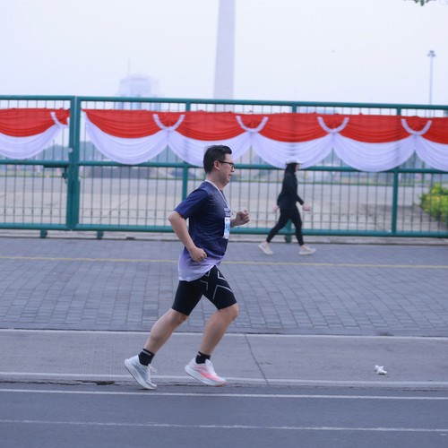 Race photo from KEMLU RUN 2026