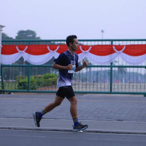 Race photo from KEMLU RUN 2026