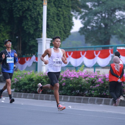 Race photo from KEMLU RUN 2026