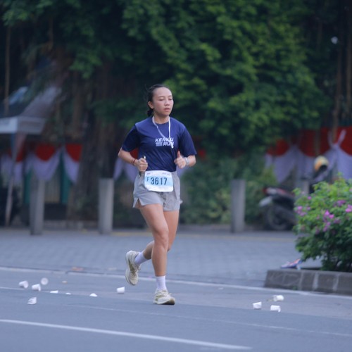 Race photo from KEMLU RUN 2026