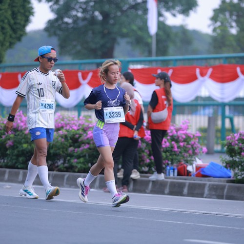 Race photo from KEMLU RUN 2026