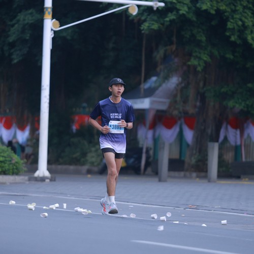 Race photo from KEMLU RUN 2026