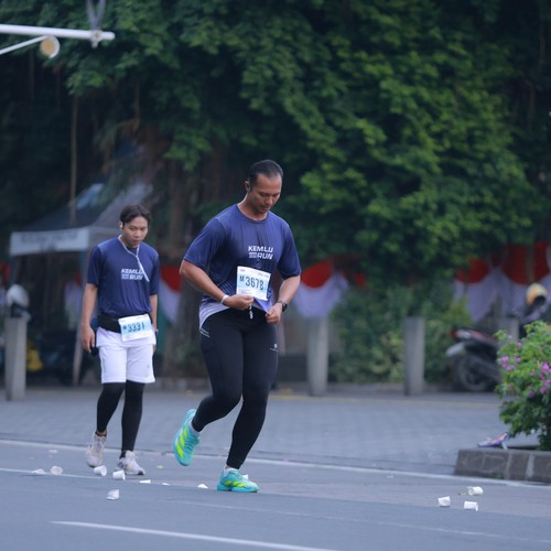 Race photo from KEMLU RUN 2026