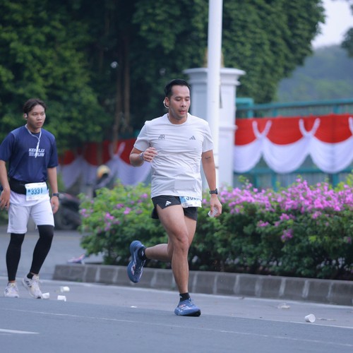 Race photo from KEMLU RUN 2026