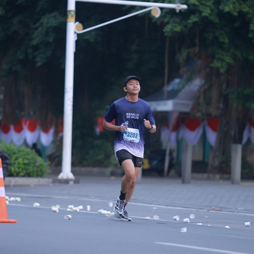 Race photo from KEMLU RUN 2026
