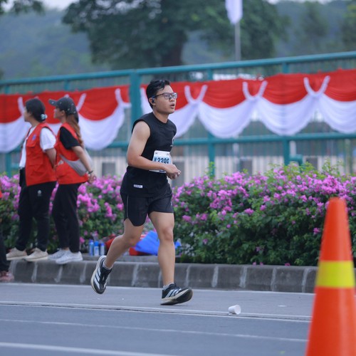 Race photo from KEMLU RUN 2026