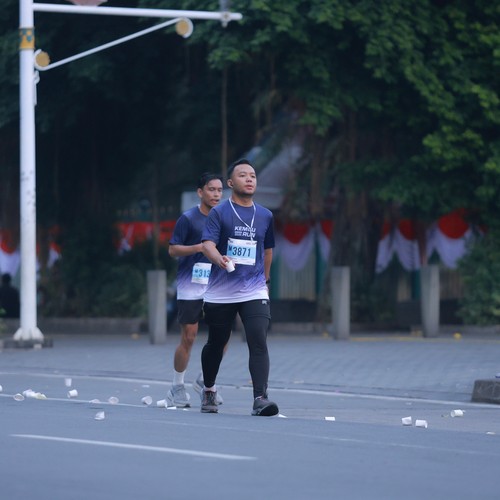 Race photo from KEMLU RUN 2026