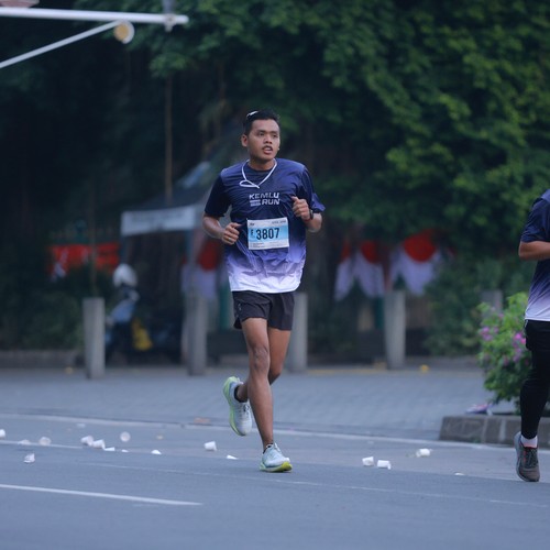 Race photo from KEMLU RUN 2026