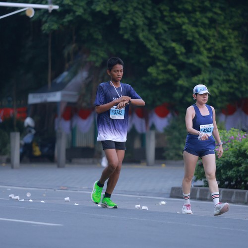 Race photo from KEMLU RUN 2026