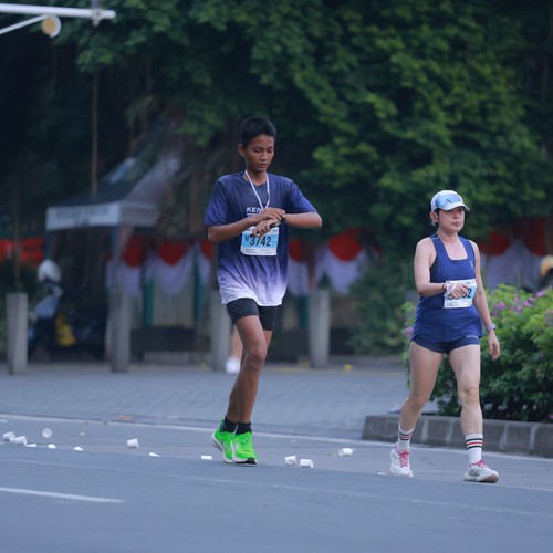 Race photo from KEMLU RUN 2026