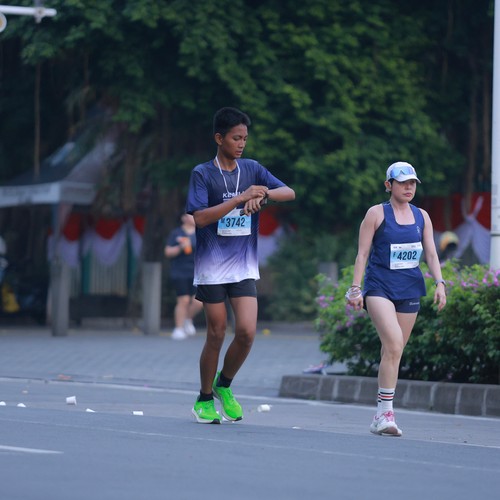 Race photo from KEMLU RUN 2026