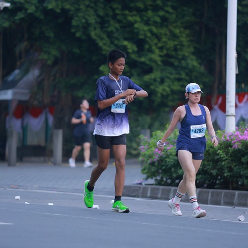 Race photo from KEMLU RUN 2026