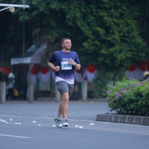 Race photo from KEMLU RUN 2026