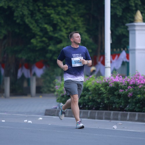 Race photo from KEMLU RUN 2026