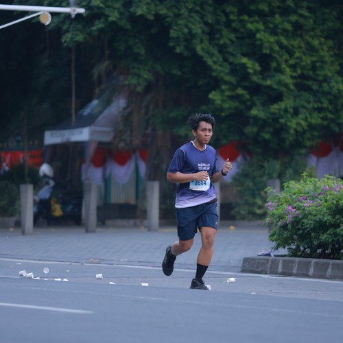 Race photo from KEMLU RUN 2026