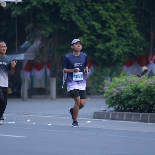 Race photo from KEMLU RUN 2026