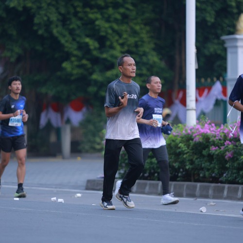 Race photo from KEMLU RUN 2026