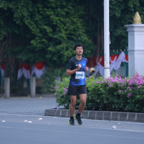 Race photo from KEMLU RUN 2026