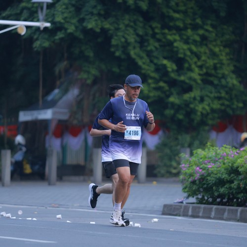 Race photo from KEMLU RUN 2026