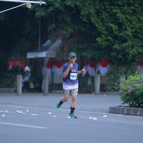 Race photo from KEMLU RUN 2026