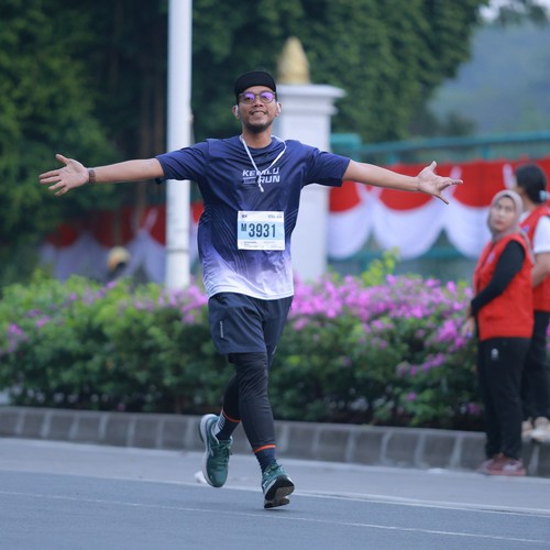Race photo from KEMLU RUN 2026