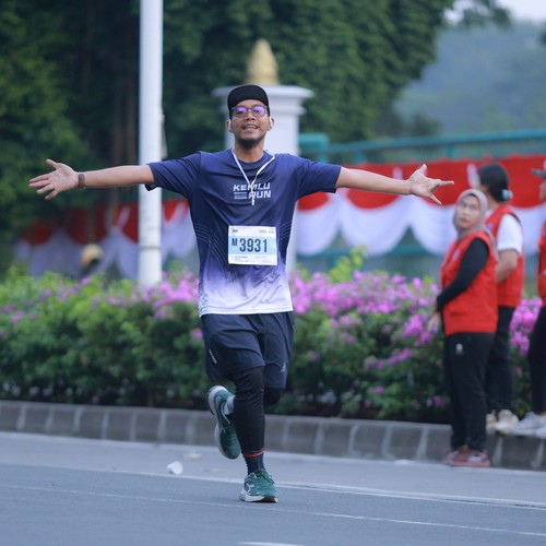 Race photo from KEMLU RUN 2026