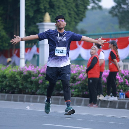 Race photo from KEMLU RUN 2026
