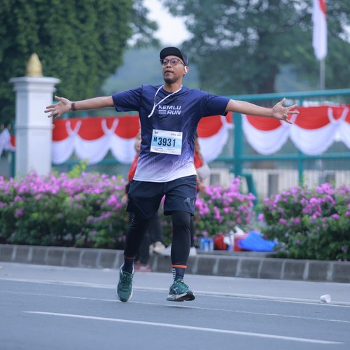 Race photo from KEMLU RUN 2026