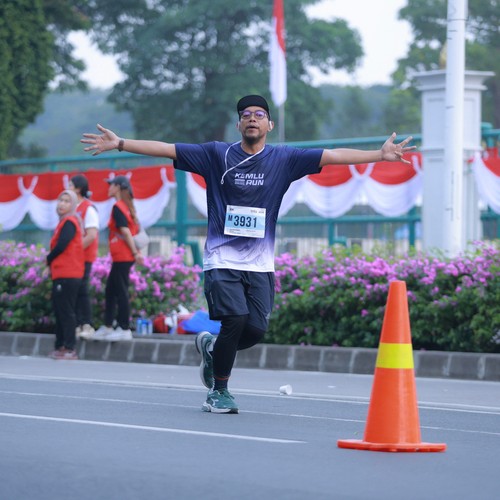 Race photo from KEMLU RUN 2026