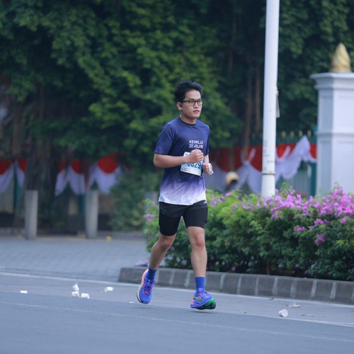 Race photo from KEMLU RUN 2026