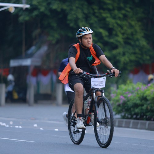 Race photo from KEMLU RUN 2026