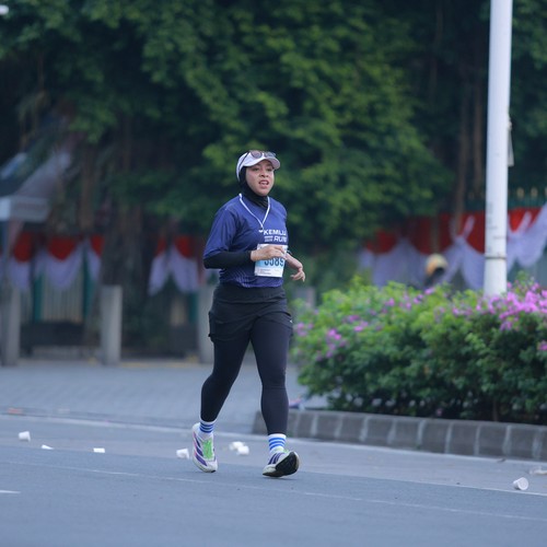 Race photo from KEMLU RUN 2026