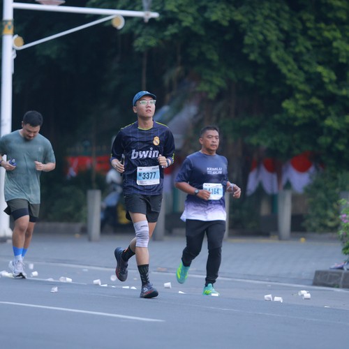 Race photo from KEMLU RUN 2026