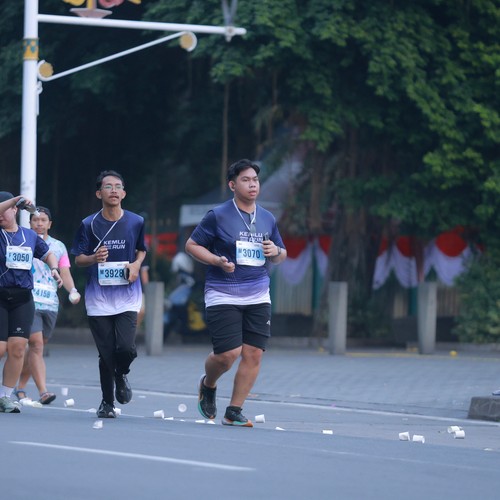 Race photo from KEMLU RUN 2026