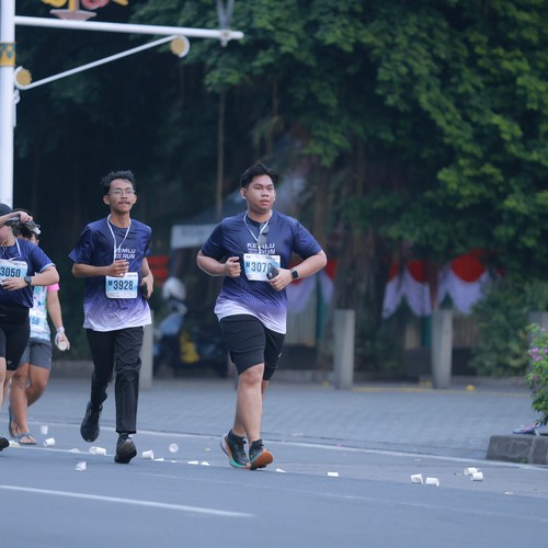Race photo from KEMLU RUN 2026