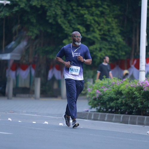 Race photo from KEMLU RUN 2026