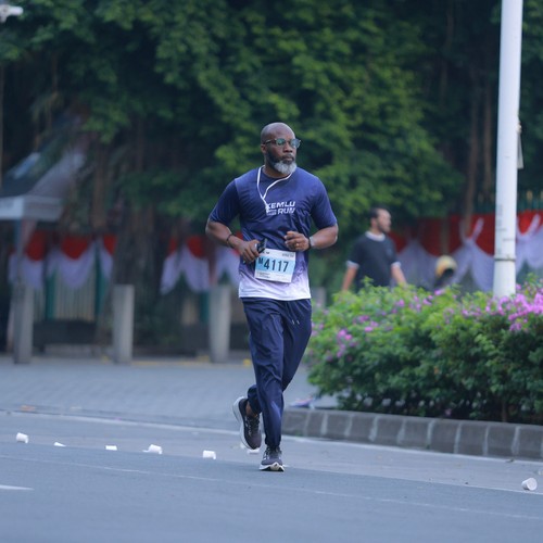 Race photo from KEMLU RUN 2026