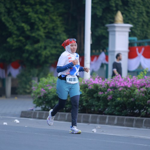 Race photo from KEMLU RUN 2026