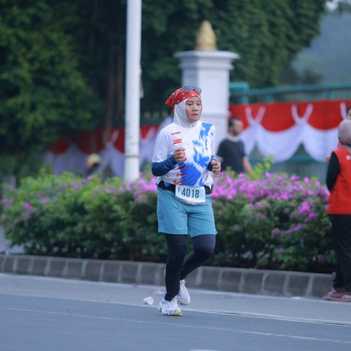 Race photo from KEMLU RUN 2026