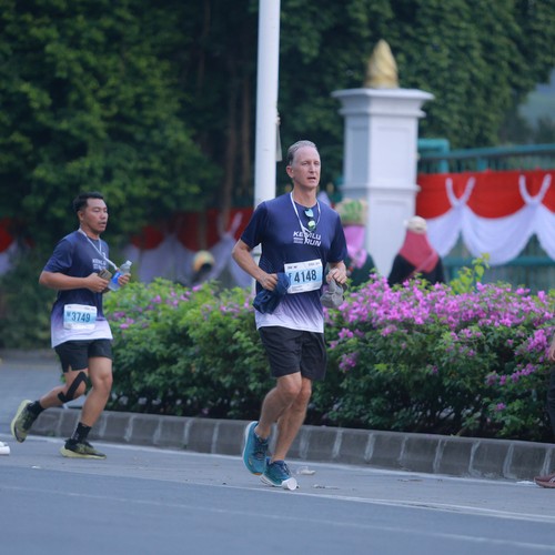 Race photo from KEMLU RUN 2026