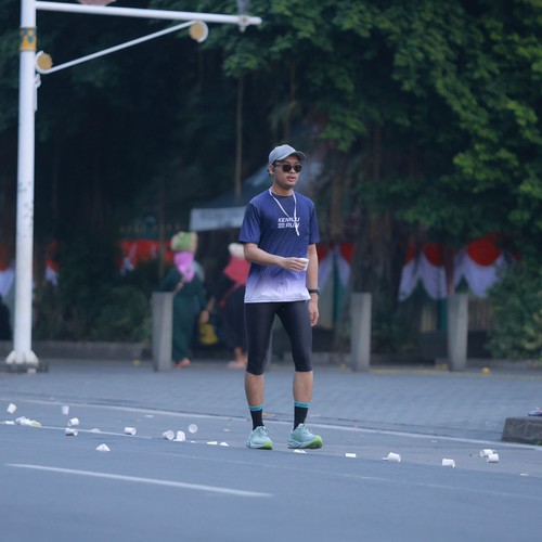 Race photo from KEMLU RUN 2026