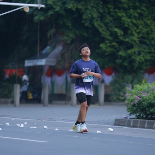 Race photo from KEMLU RUN 2026