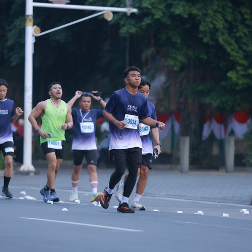 Race photo from KEMLU RUN 2026