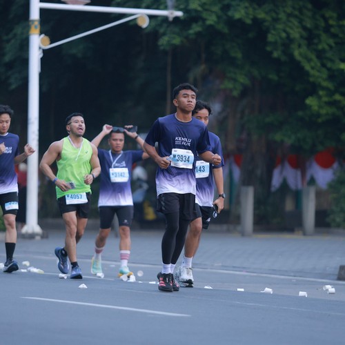 Race photo from KEMLU RUN 2026