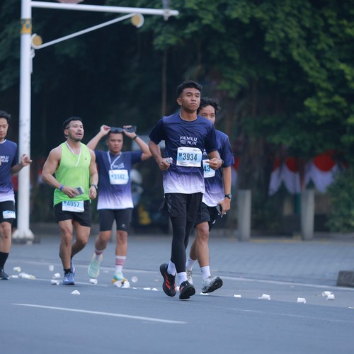 Race photo from KEMLU RUN 2026