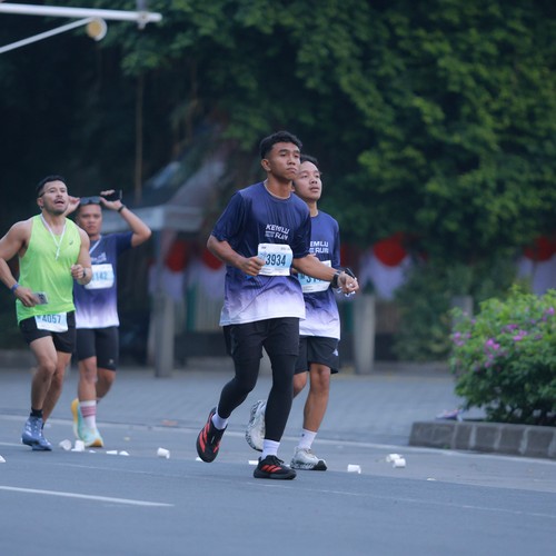 Race photo from KEMLU RUN 2026